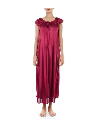 Full Length Cap Sleeve Nighty