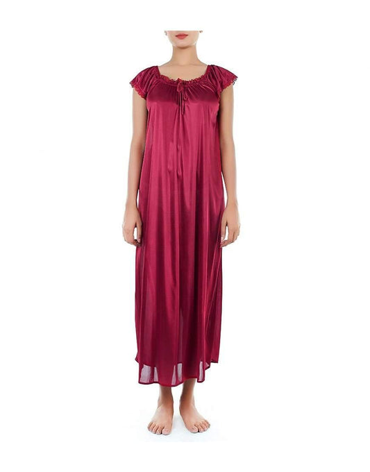 Full Length Cap Sleeve Nighty